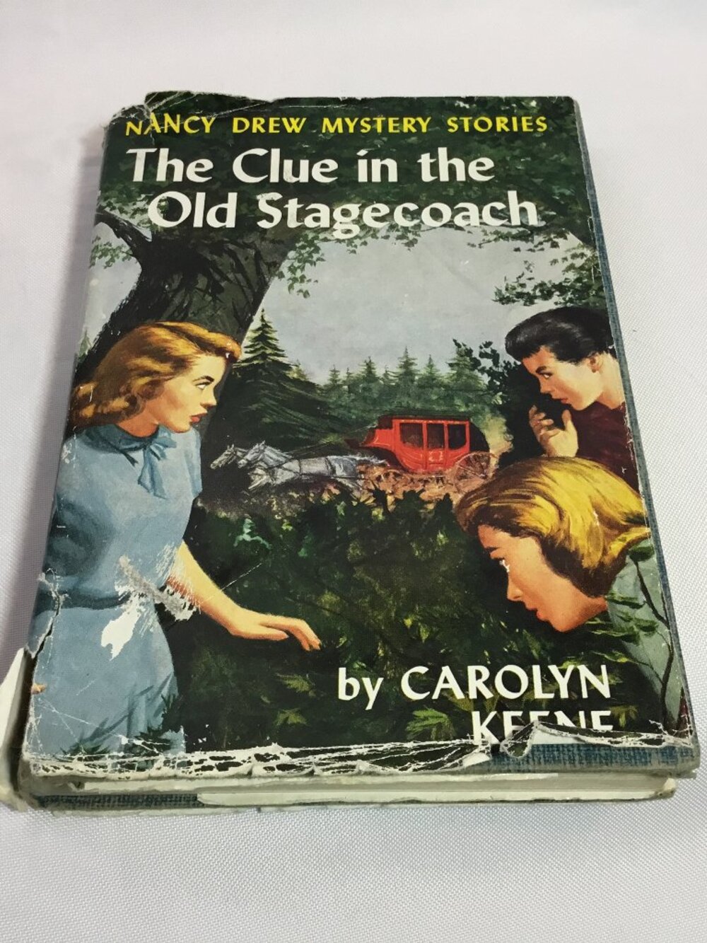 First Edition NANCY DREW #37 "The Clue in the Old Stagecoach" w/DJ